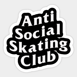 Anti Social Skating Club - Quads, Blades, Boards Sticker